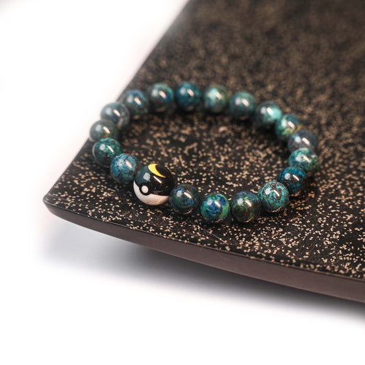 Moon Ball × Phoenix Stone Handmade Ceramic Bracelet