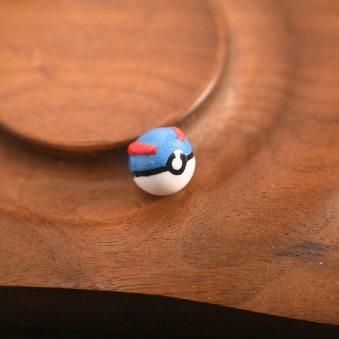 Single Poké Ball Bead with Cord
