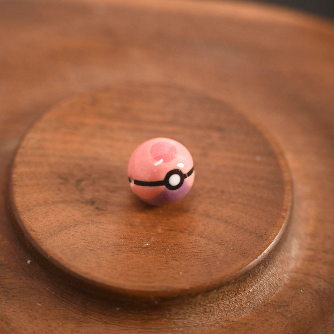 Single Poké Ball Bead with Cord