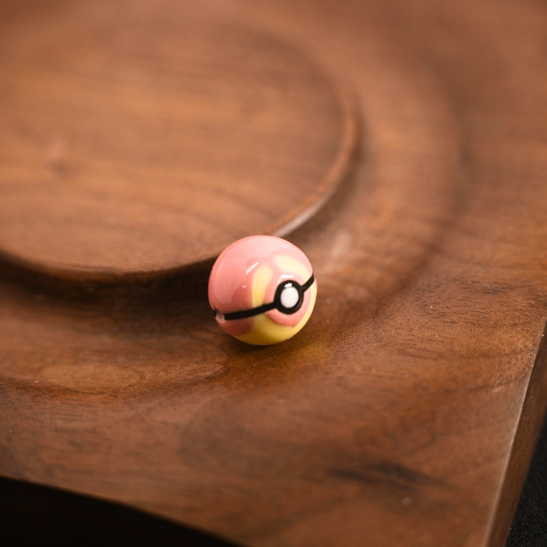 Single Poké Ball Bead with Cord