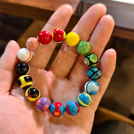 All-Poké Ball Ceramic Bracelet – Mix of 3+ Random Styles