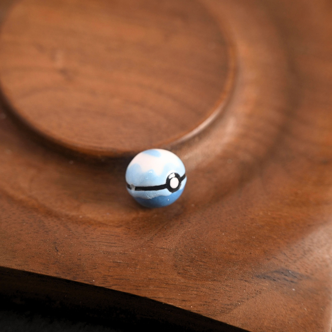 Single Poké Ball Bead with Cord