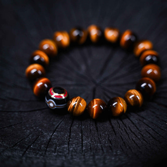 High Quality Yellow Tiger's Eye Luxury Ball Bracelet