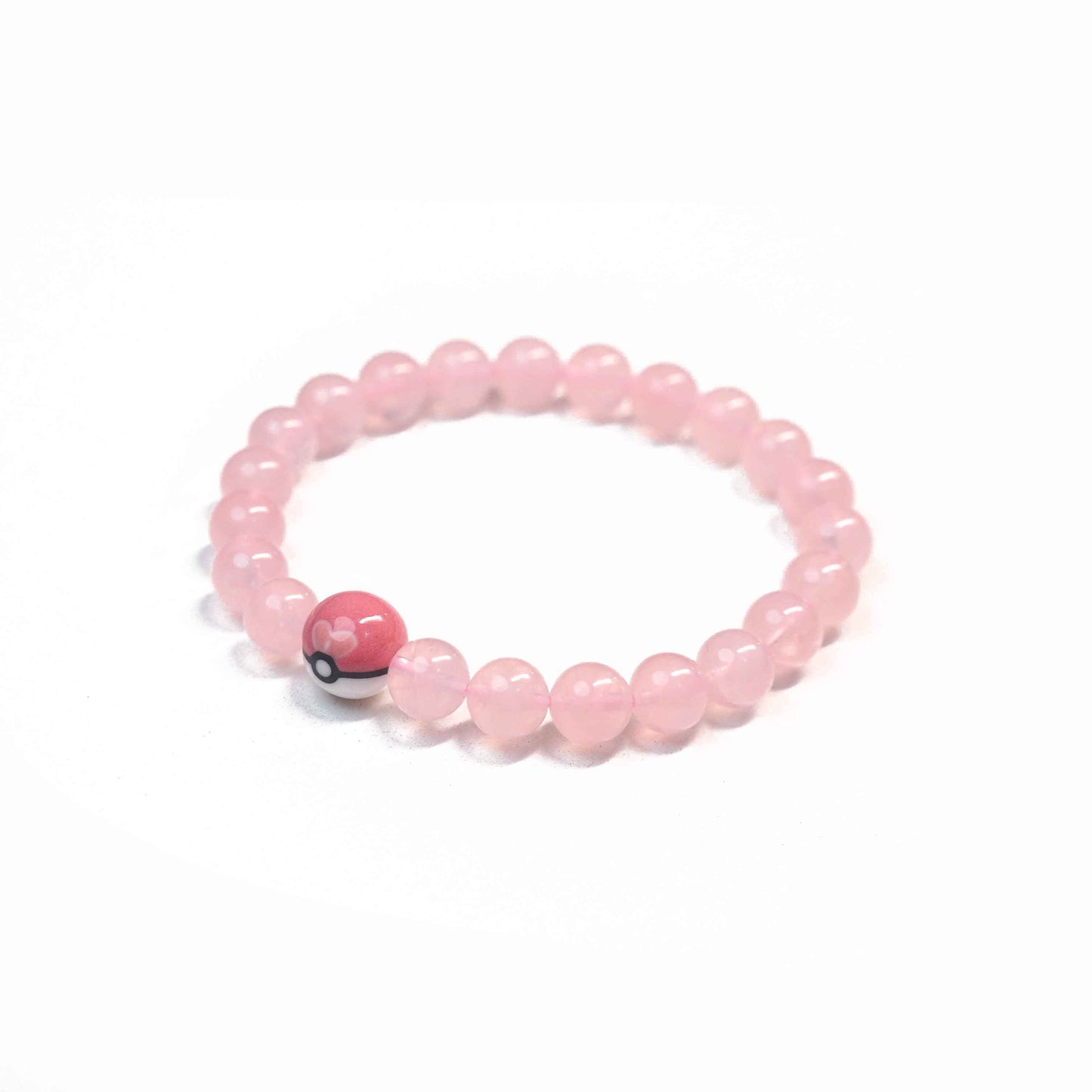 Sweet Ball Rose Quartz Bracele