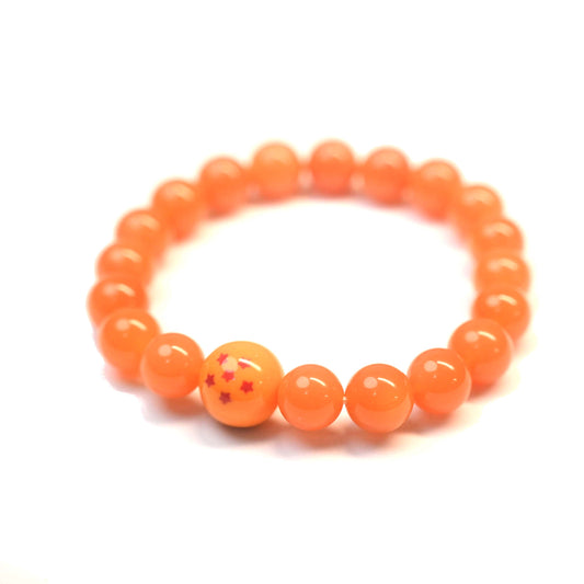 Dragon Ball × Myanmar Yellow Jade Handmade Ceramic Bracelet