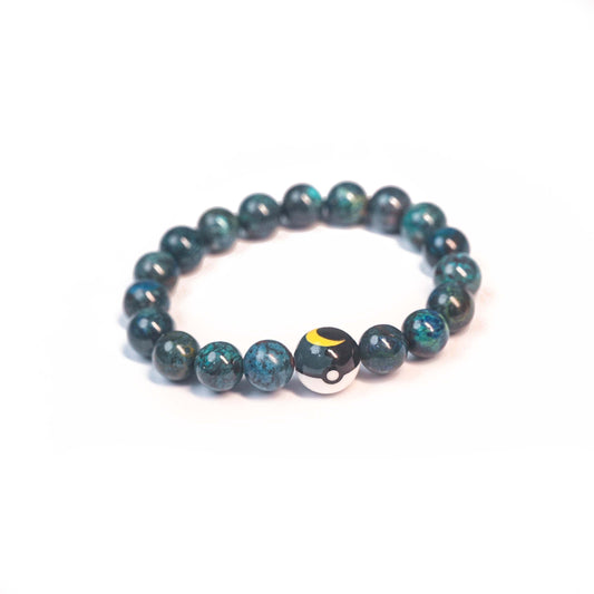 Moon Ball × Phoenix Stone Handmade Ceramic Bracelet