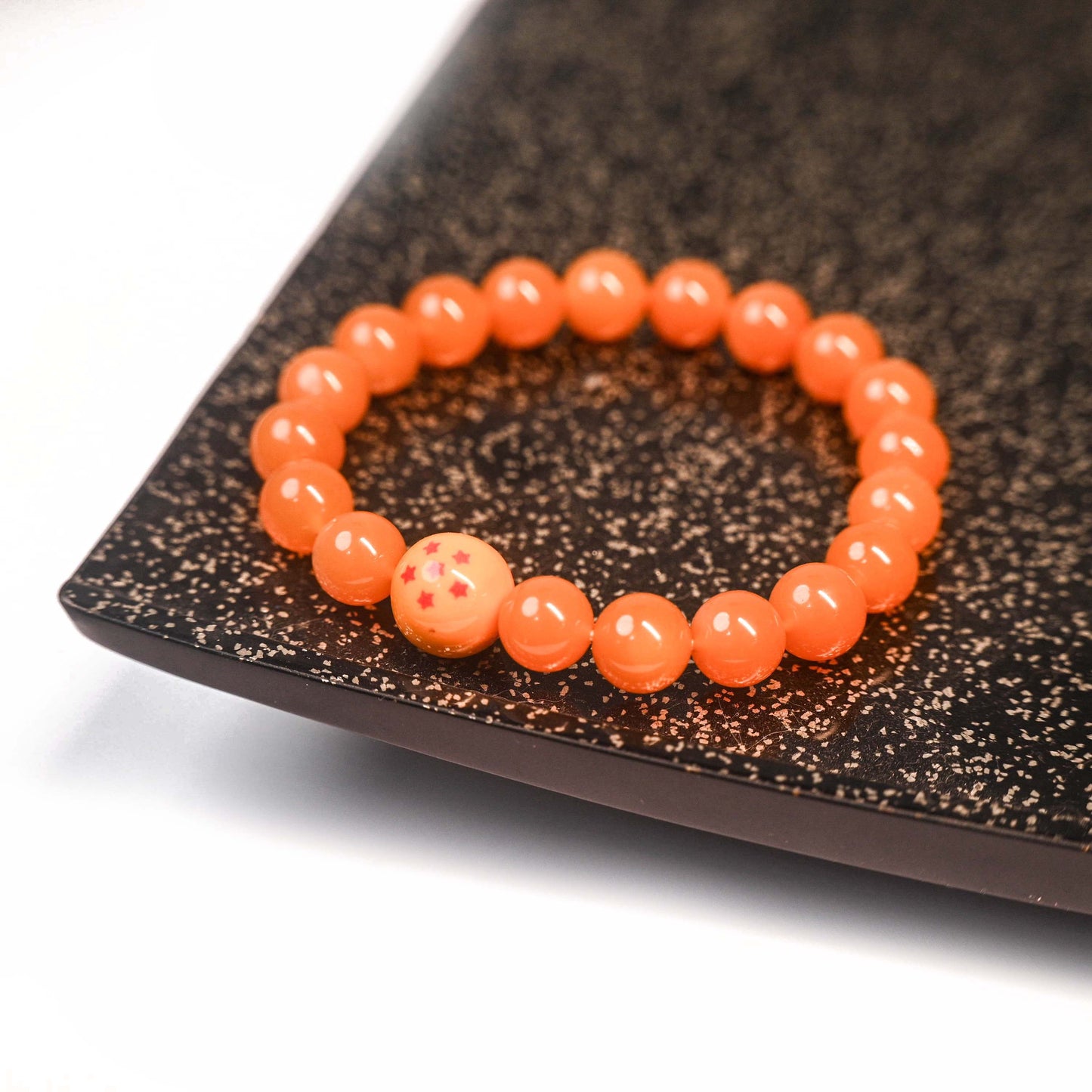 Dragon Ball × Myanmar Yellow Jade Handmade Ceramic Bracelet
